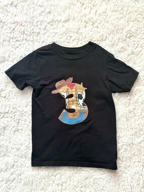 Disney Pixar Toy Story Woody 3rd Birthday Boy Shirt Size 4T